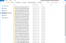 thư mục chứa file update windows